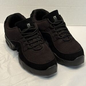 Bloch Women's Boost DRT Suede and Mesh Split Sole Dance Shoe 9 Black